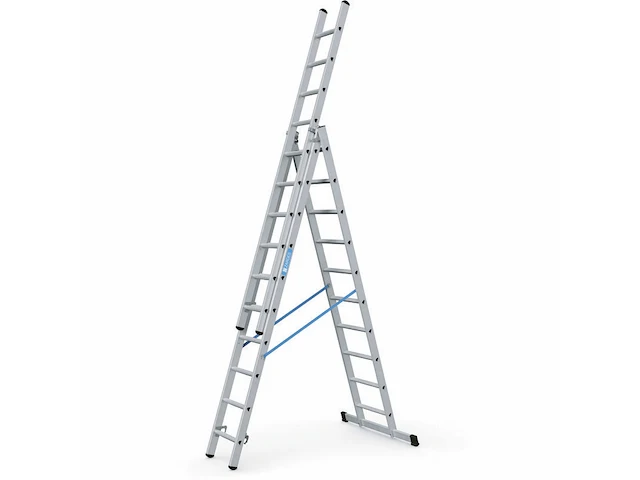 Gefelste reformladder 3-delig 3 x 10 sporten zarges, skymaster dx 44840 - afbeelding 1 van  5