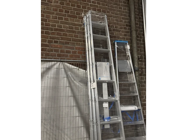 Gefelste reformladder 3-delig 3 x 10 sporten zarges, skymaster dx 44840 - afbeelding 2 van  5