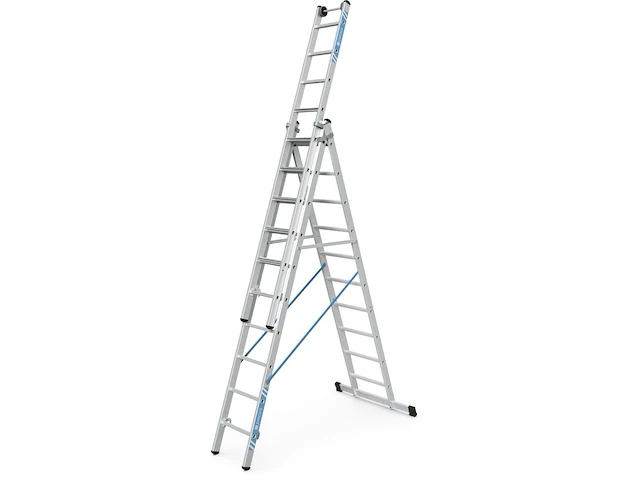 Gefelste reformladder 3-delig 3x10 treden zarges, skymaster plus x 41579 - afbeelding 1 van  1