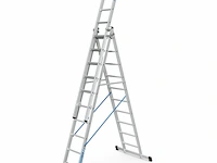 Gefelste reformladder 3-delig 3x10 treden zarges, skymaster plus x 41579 - afbeelding 1 van  1