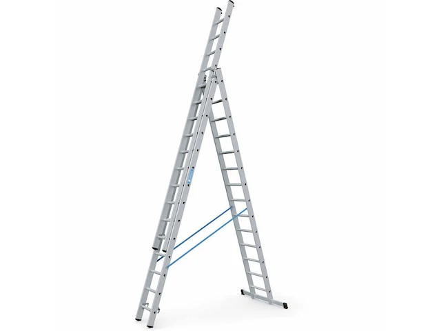 Gefelste reformladder 3-delig 3x14 treden zarges, skymaster dx 44844 - afbeelding 1 van  1