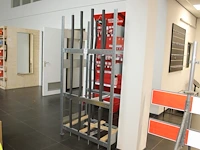 Gegalvaniseerd voorraadrek afm. 106 x 64 x 200cm - afbeelding 1 van  2