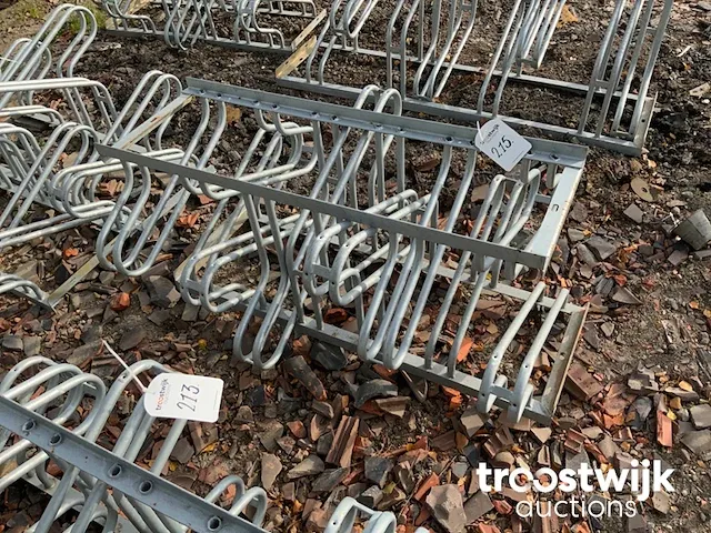 Gegalvaniseerde fietsenstallingsrek - afbeelding 1 van  1