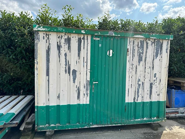 Gegalvaniseerde mobiele opslagcontainer 300x220x210cm - afbeelding 2 van  6
