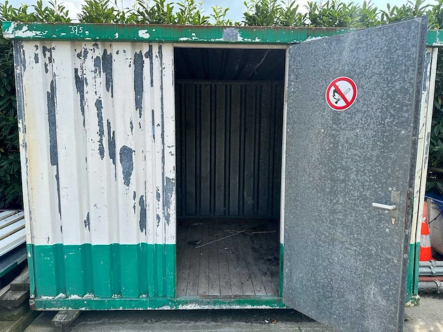 Gegalvaniseerde mobiele opslagcontainer 300x220x210cm - afbeelding 3 van  6