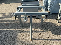 Gegalvaniseerde stapelbare kantelbak (5x) met traverse - afbeelding 6 van  14