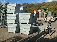 Gegalvaniseerde stapelbare kantelbak (5x) met traverse - afbeelding 7 van  14