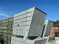 Gegalvaniseerde stapelbare kantelbak (5x) met traverse - afbeelding 9 van  14