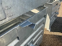 Gegalvaniseerde stapelbare kantelbak (5x) met traverse - afbeelding 10 van  14