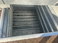 Gegalvaniseerde stapelbare kantelbak (5x) met traverse - afbeelding 6 van  14