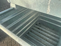 Gegalvaniseerde stapelbare kantelbak (5x) met traverse - afbeelding 8 van  14