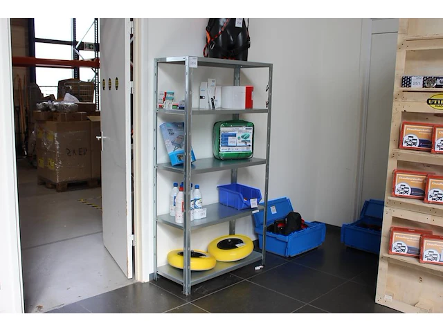Gegalvaniseerde stelling. afmeting 90 x40 x 180 cm - afbeelding 1 van  2