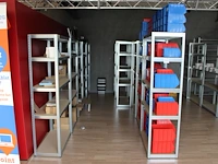 Gegalvaniseerde stelling in 16 delen afm. 90 x 45 x 178 cm excl. inhoud - afbeelding 1 van  4