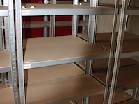 Gegalvaniseerde stelling in 16 delen afm. 90 x 45 x 178 cm excl. inhoud - afbeelding 4 van  4