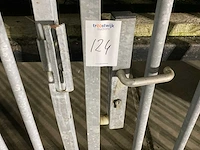 Gegalvaniseerde toegangspoort - afbeelding 4 van  9