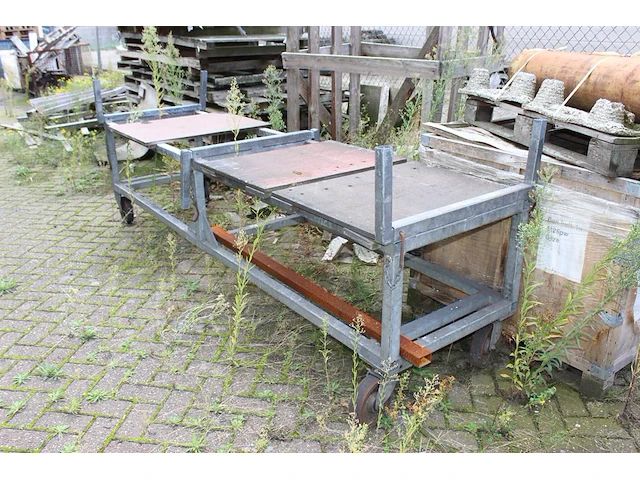 Gegalvaniseerde transportbok afm. 300 x 87 x 80 cm - afbeelding 2 van  2