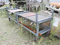 Gegalvaniseerde transportbok afm. 300 x 87 x 80 cm - afbeelding 2 van  2