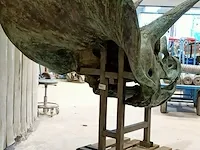 Gegoten replica bronzen beeld, triceratops - afbeelding 8 van  11