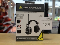 Gehoorbeschermer met radiofunctie deltaplus pit-radio4 - afbeelding 1 van  2
