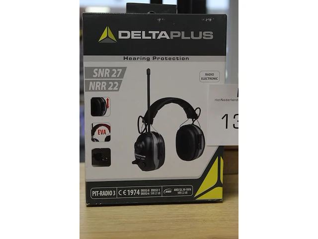 Gehoorbeschermer met radiofunctie deltaplus pit-radio5 - afbeelding 2 van  2