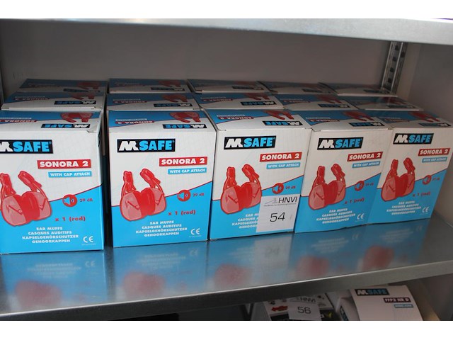 Gehoorkappen msafe sonora2 15 stuks, nieuw in doos. - afbeelding 1 van  2