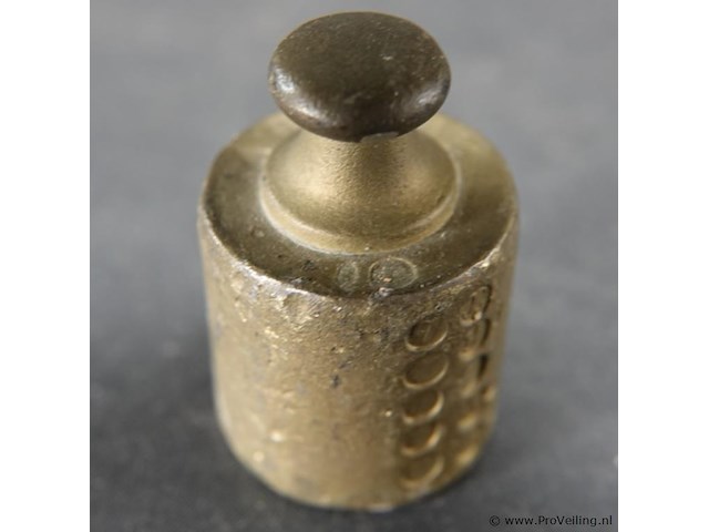 Geijkt bronzen gewicht - afbeelding 2 van  3