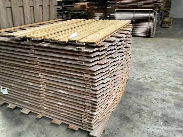 Geïmpregneerd vuren tuinscherm toog 180x180 cm (24x) - afbeelding 7 van  12