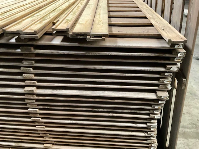 Geïmpregneerd vuren tuinscherm toog 180x180 cm (24x) - afbeelding 12 van  12