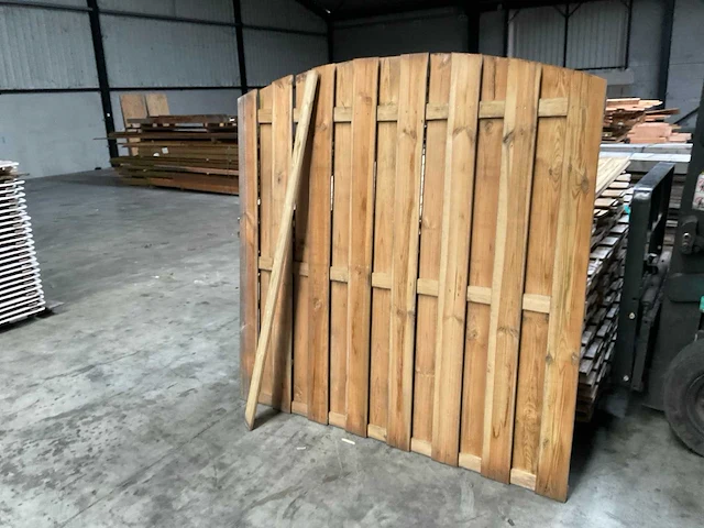 Geïmpregneerd vuren tuinscherm toog 180x180 cm (26x) - afbeelding 1 van  6
