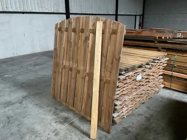 Geïmpregneerd vuren tuinscherm toog 180x180 cm (27x) - afbeelding 1 van  6