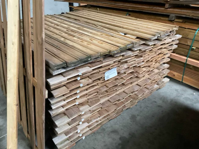 Geïmpregneerd vuren tuinscherm toog 180x180 cm (27x) - afbeelding 2 van  6