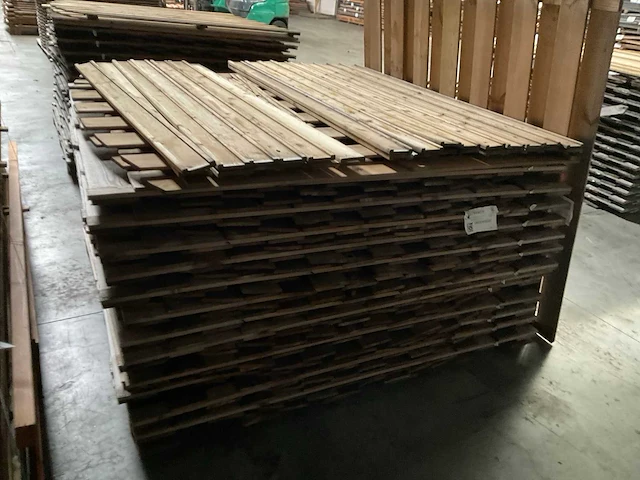Geïmpregneerd vuren tuinscherm toog 180x180 cm (27x) - afbeelding 4 van  6