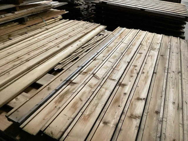 Geïmpregneerd vuren tuinscherm toog 180x180 cm (27x) - afbeelding 6 van  6