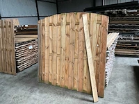 Geïmpregneerd vuren tuinscherm toog 180x180 cm (27x) - afbeelding 1 van  6