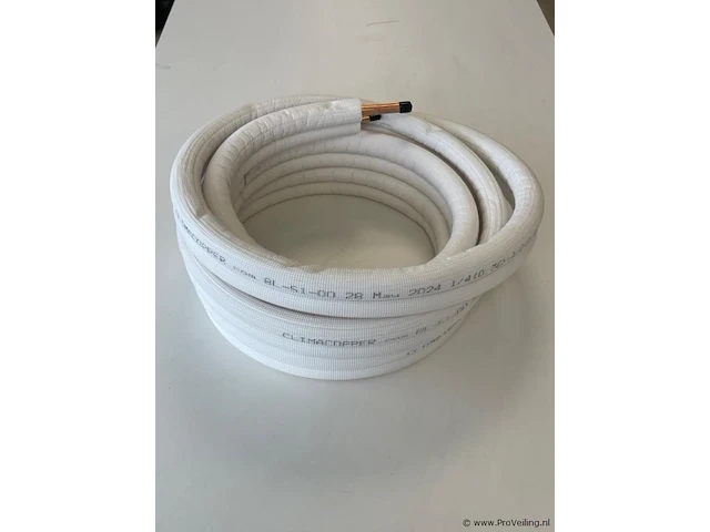 Geïsoleerde koelleiding 1/4" 5 meter - afbeelding 1 van  5