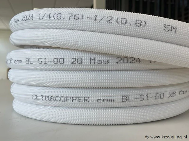 Geïsoleerde koelleiding 1/4" 5 meter - afbeelding 3 van  5