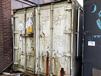 Geisoleerde opslagcontainer met roestvrijstalen binnenkant en verlichting 20ft