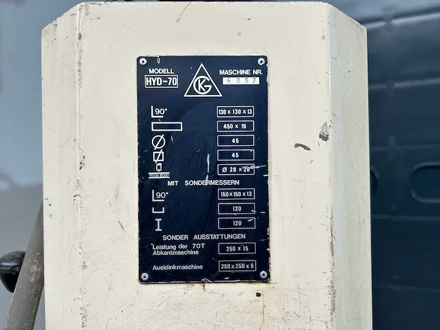 Geka - hydracrop 70/sd - ponsmachine - afbeelding 4 van  12