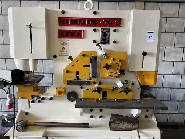Geka hydracrop-70-s pons- en knipmachine - afbeelding 3 van  9