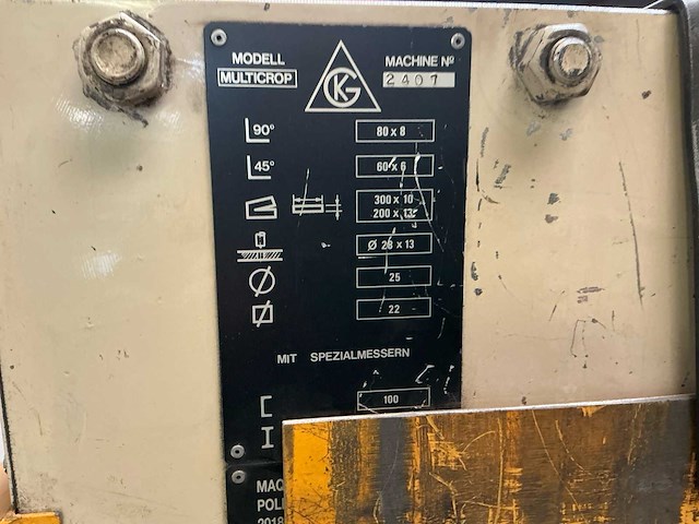 Geka multricrop pons/knip machine - afbeelding 7 van  24