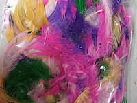 Gekleurde veertjes zak a 100 stuks 50 zakjes - afbeelding 4 van  9