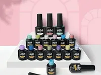 Gel nail polish set 20 kleuren. blue green purple series - afbeelding 2 van  2