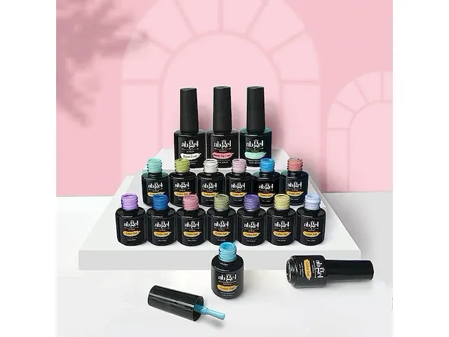 Gel nail polish set 20 kleuren.blue green purple series - afbeelding 1 van  2