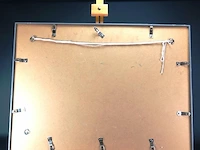 Gelegde puzzel m.c. escher ingelijst - afbeelding 5 van  5