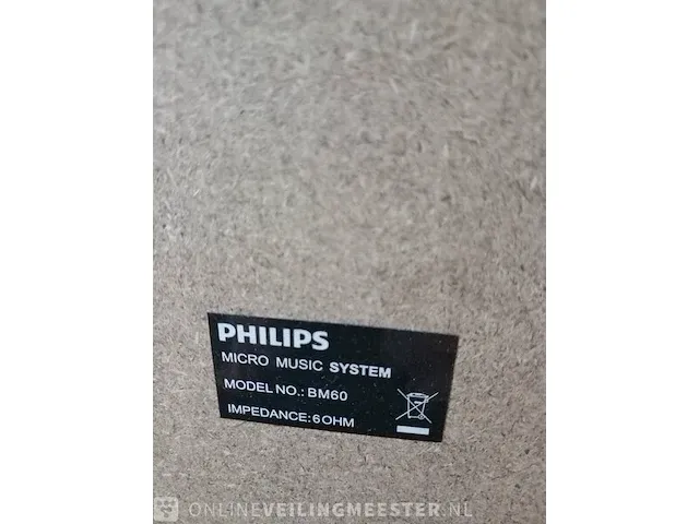 Geluidsset philips, bm60b/10 - afbeelding 4 van  13