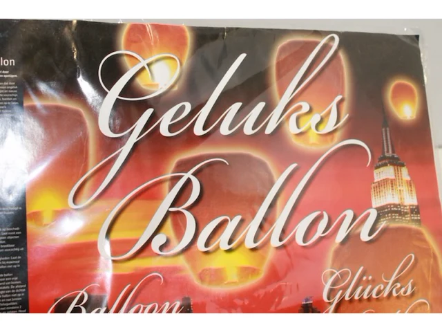 Geluks ballon 1x in ds 48 - afbeelding 3 van  5