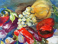 Gemengde techniek gesigneerd - afbeelding 3 van  5