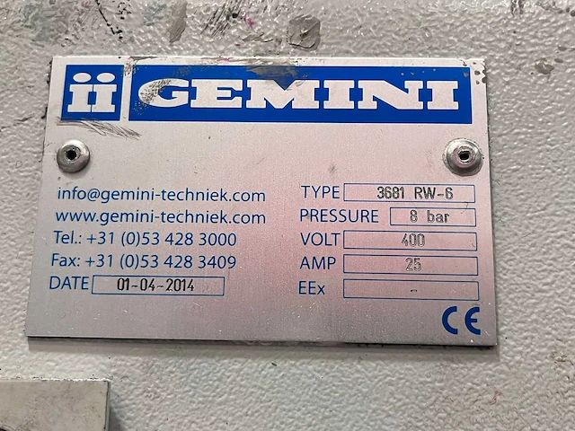 Gemini - 2014 - rw-6 - zuigmond wasmachine - afbeelding 5 van  14