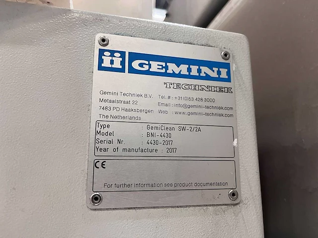 Gemini - 2017 - sw-2/2a - zeefwasmachine - afbeelding 6 van  14