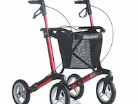 Gemino rollator | model 30 comfort | kleur rood | maat l - afbeelding 1 van  10
